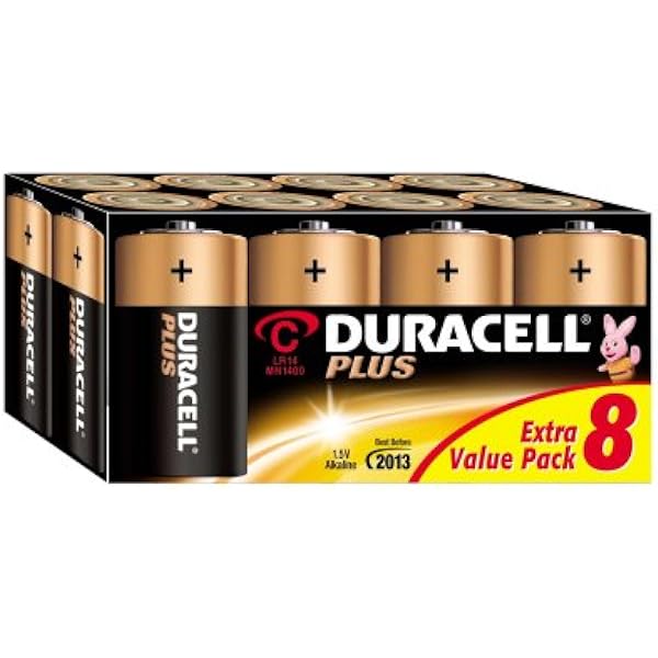 Duracell C Batteries x 8