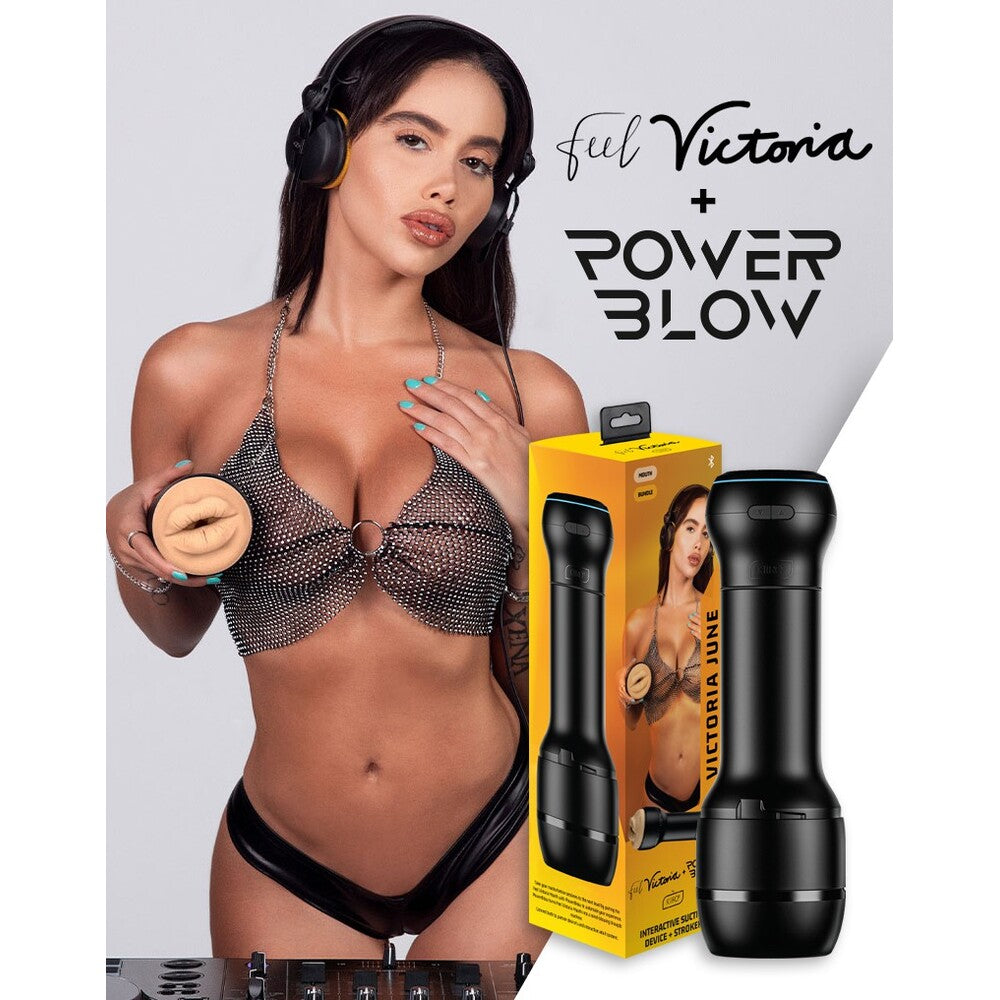 Kiiroo Combo Interactive Powerblow Victoria June Masturbator