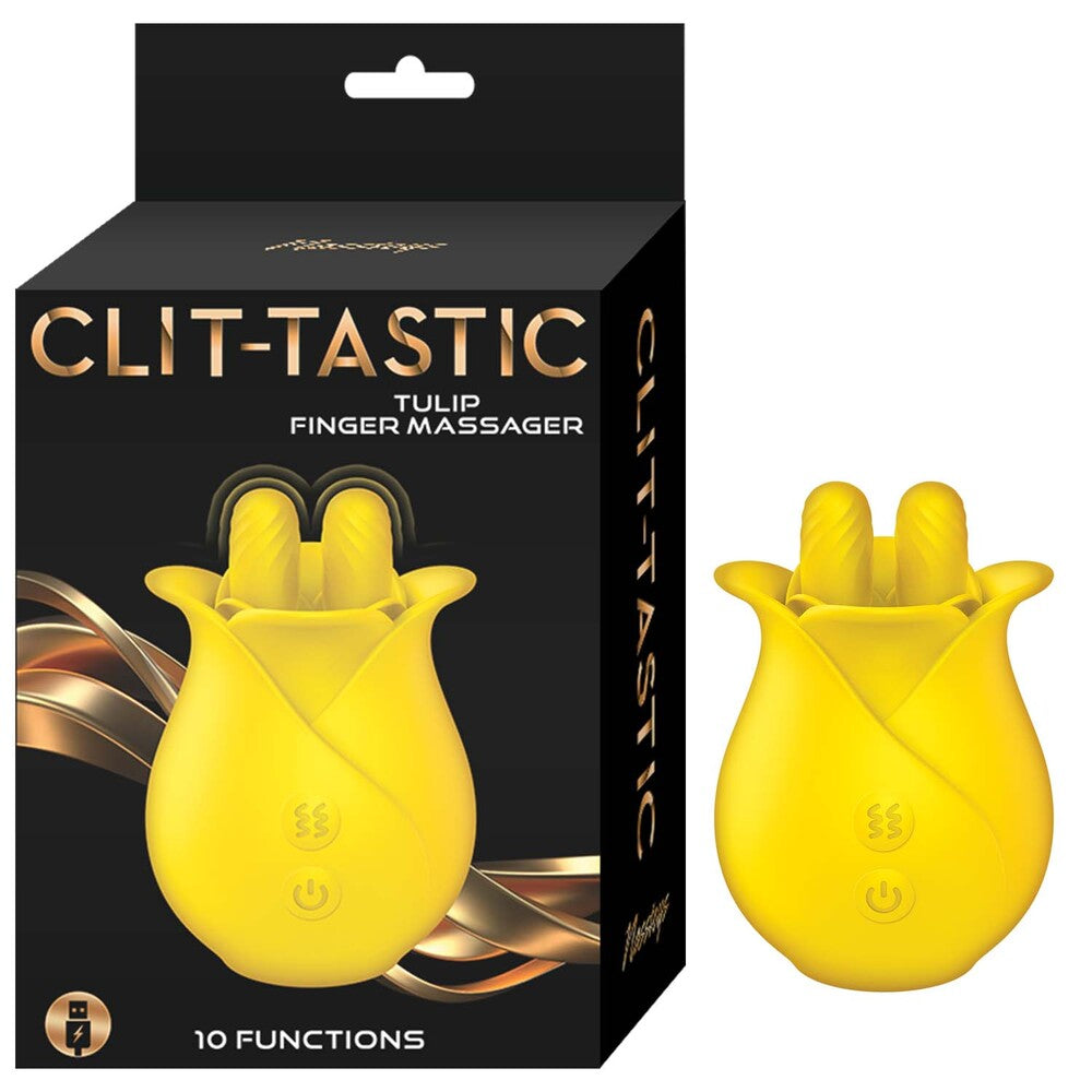 Clit-Tastic Tulip Finger Massager Rechargeable