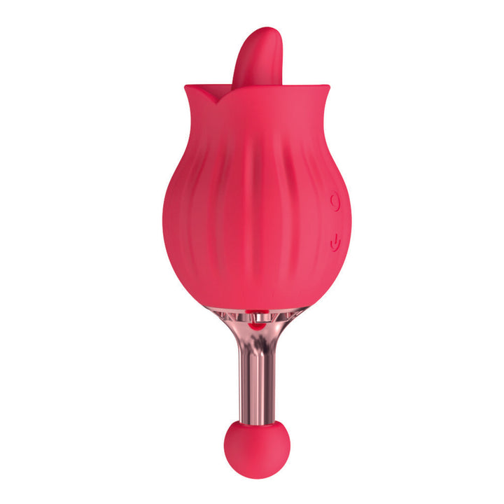 Clit-Tastic Rose Bud Dual Massager Rechargeable