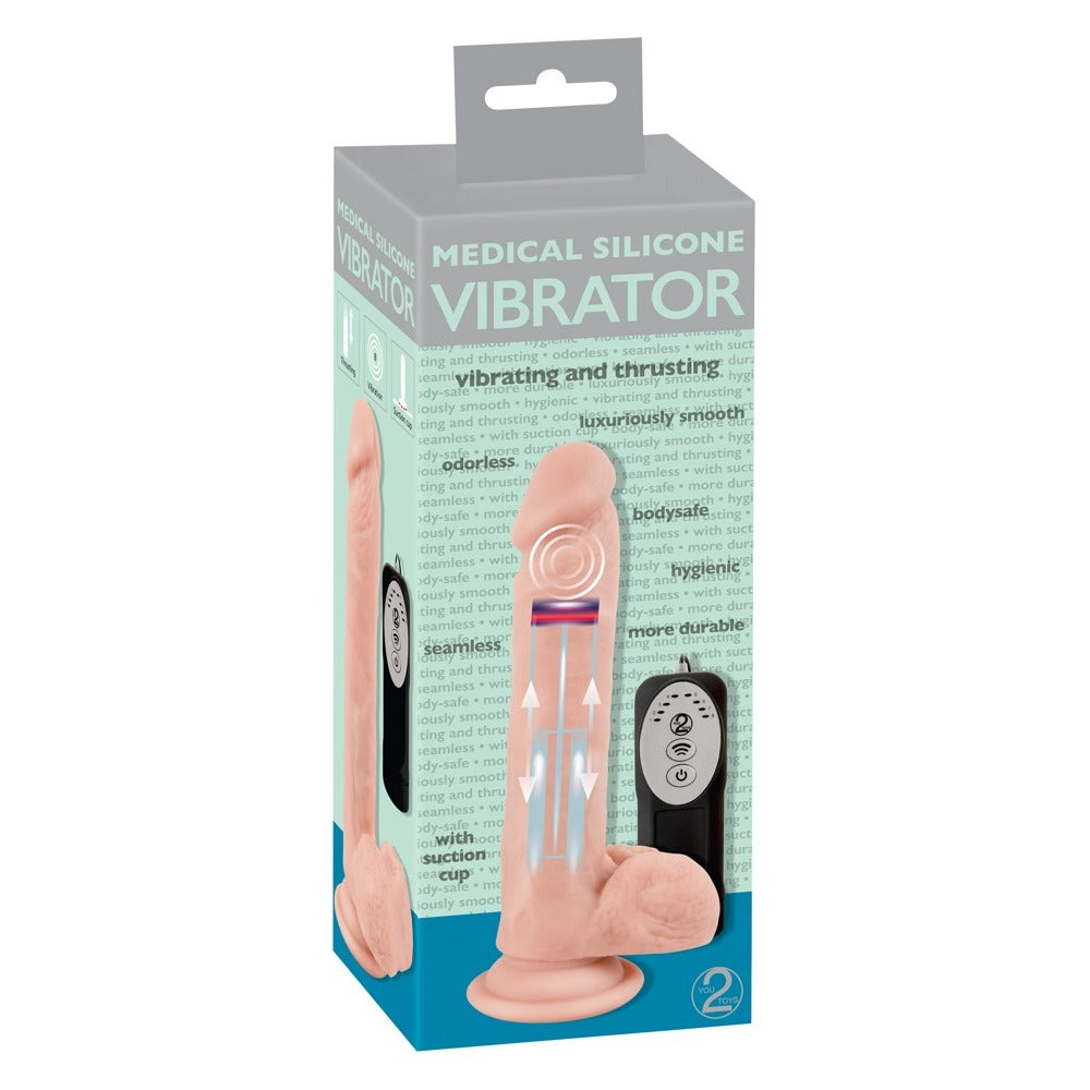 Medical Silicone Thrusting Vibrator