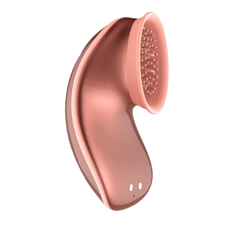 Twitch Rose Gold Hands Free Suction And Vibration Toy