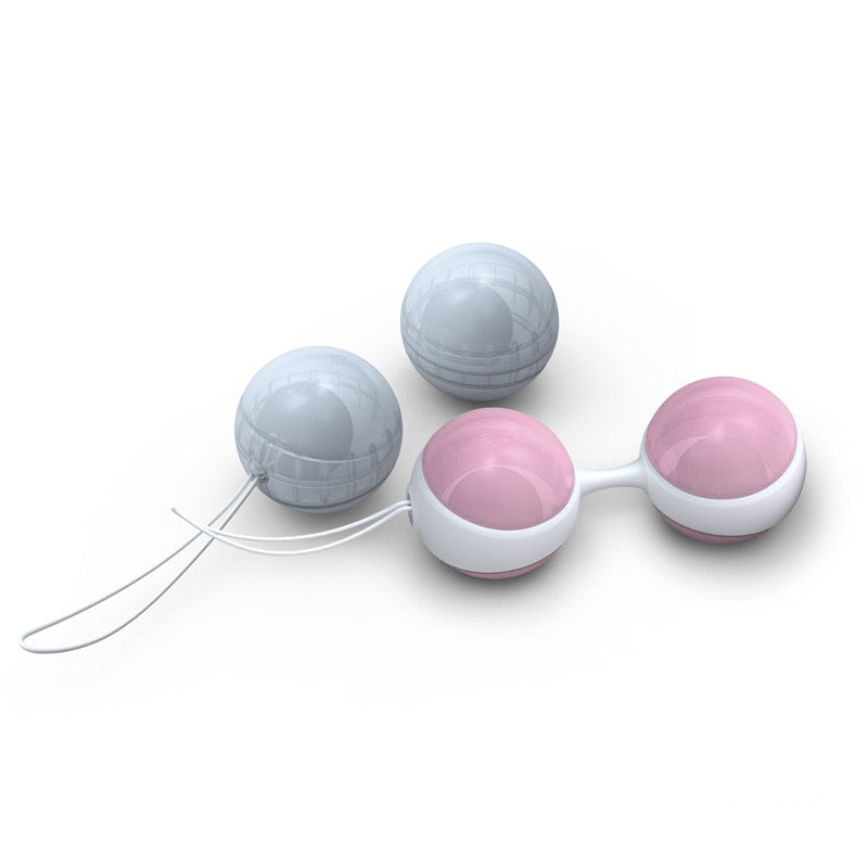 Lelo Luna Mini Beads Pink And Blue