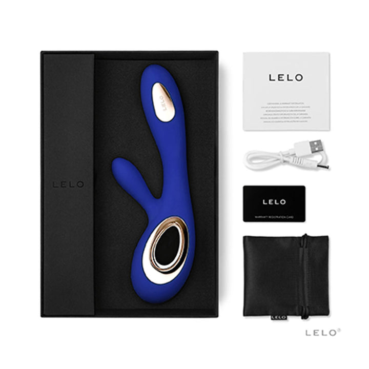 Lelo Soraya Wave Dual Action Vibrator Midnight Blue