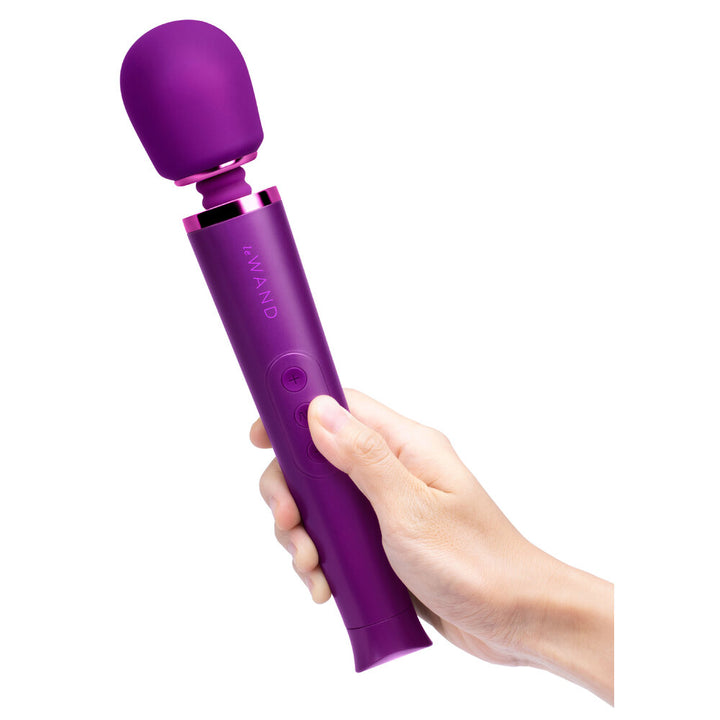 Le Wand Petite Rechargeable Vibrating Massager Dark Cherry