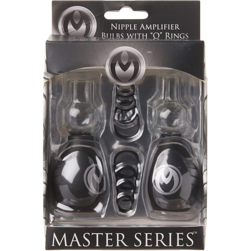 Master Series Nipple Amplifier Enlargement Bulbs With O Rings