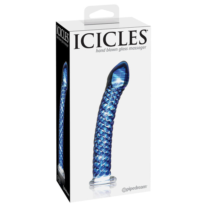 Icicles 29 Hand Blown Glass Massager