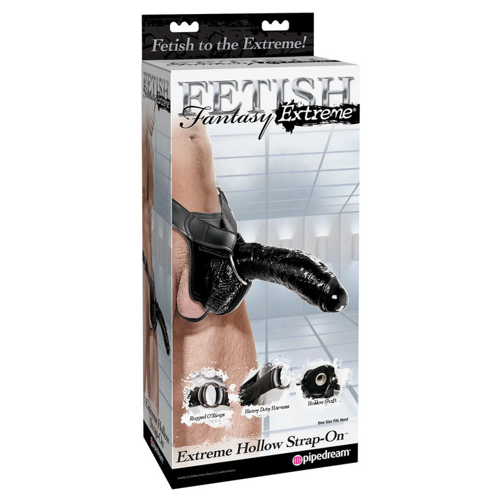 Fetish Fantasy Series Extreme Extreme Hollow Strap-On Black