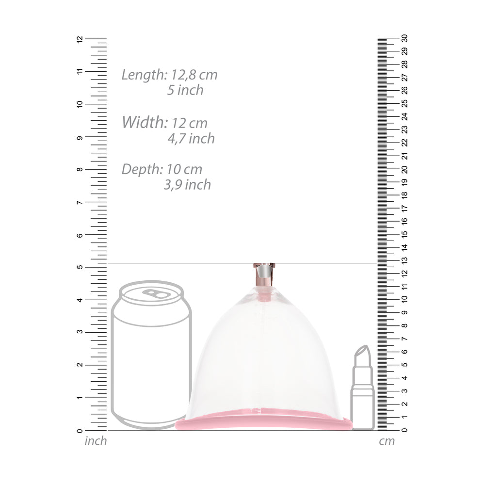 Pumped Breast Pump Medium Rose Gold