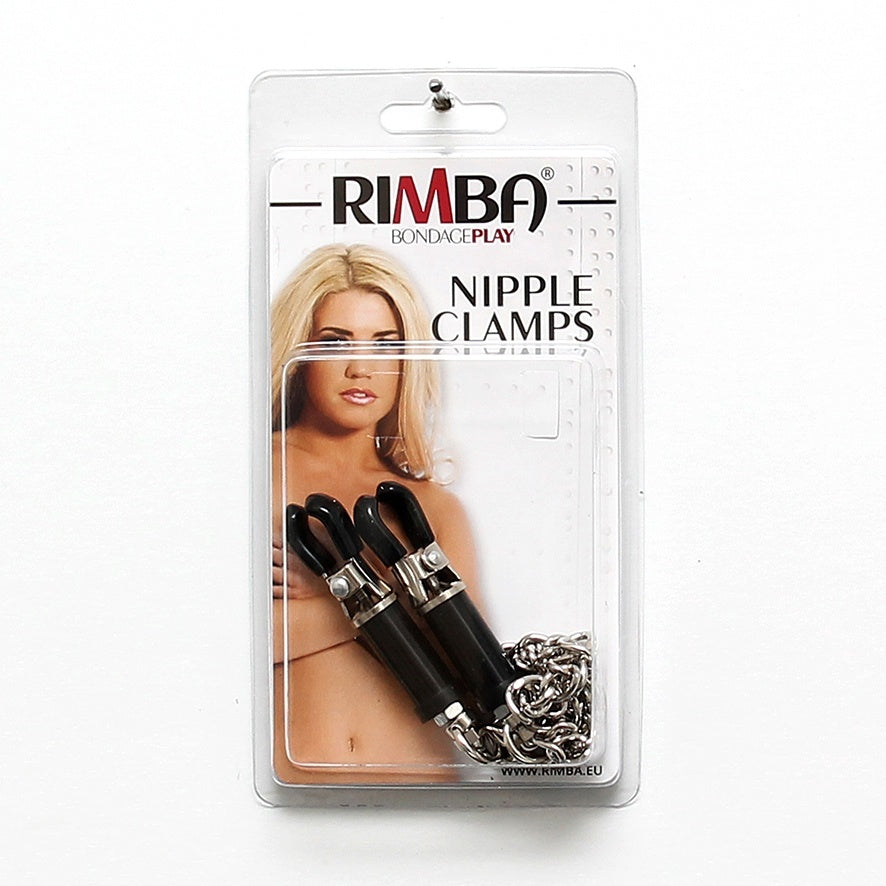 Silver Nipple Clamps With Chain