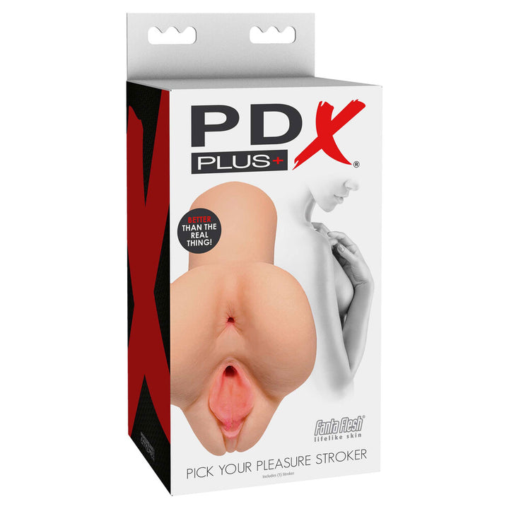 PDX Plus Pick Your Pleasure Stroker Flesh Pink