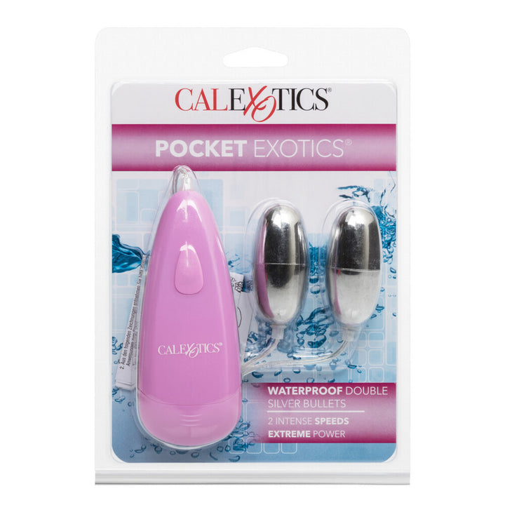 Pocket Exotics Waterproof Double Silver Bullets