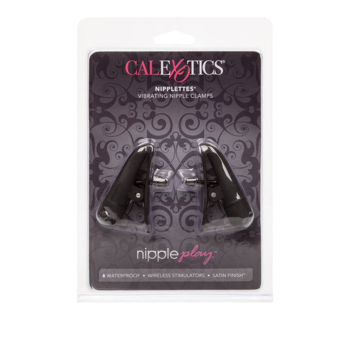 Nipplettes Vibrating Black Nipple Clamps