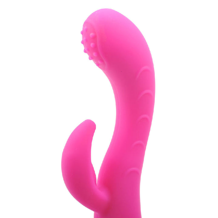 Silicone Dual Motors G-Spot Vibrator Pink