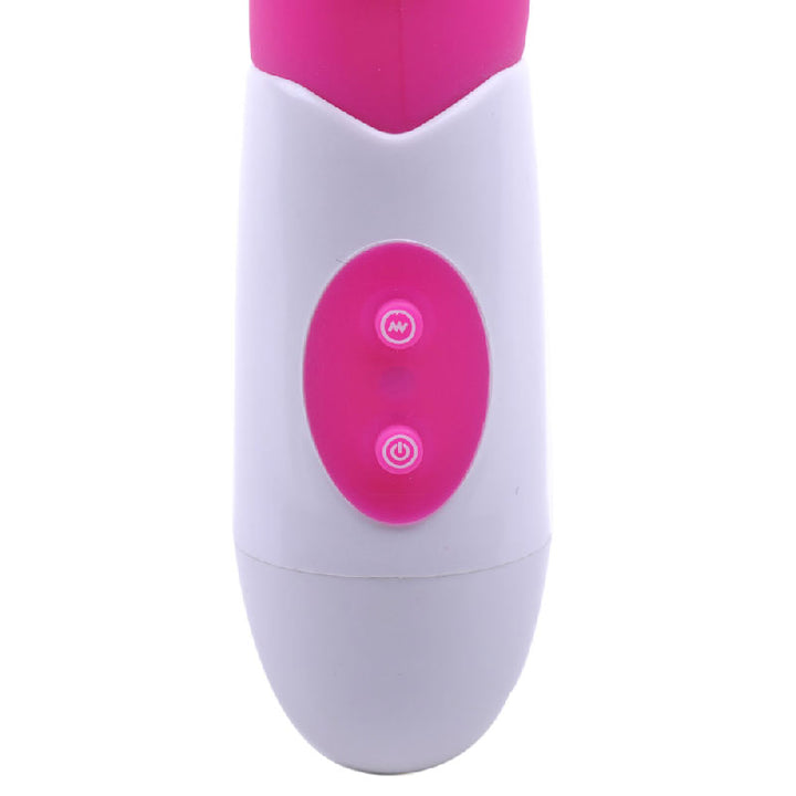 Silicone Dual Motors G-Spot Vibrator Pink