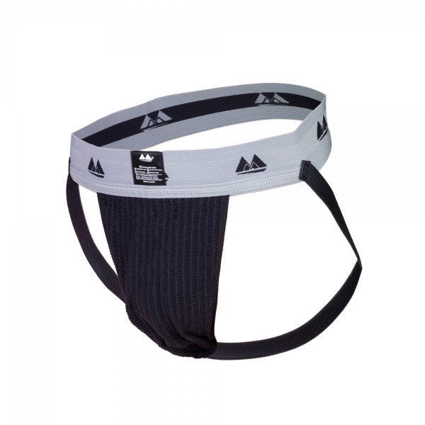 Jockstrap Black with 2 Inch Waistband Size: Medium