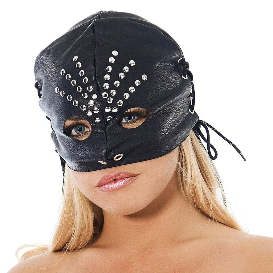 Leather Head Mask