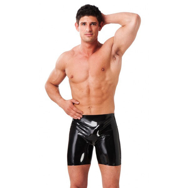 Latex Mens Bermuda Shorts Size: Large